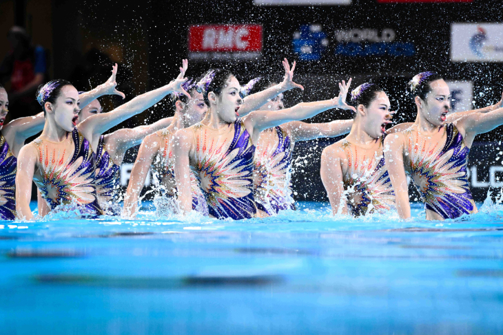 Синхронистки сборной Китая 