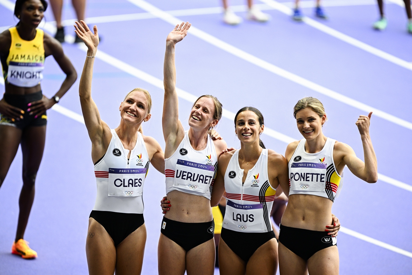 Легкоатлетки сборной Бельгии 