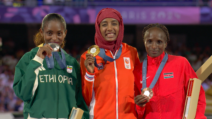 Медалистки в марафоне