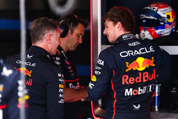 Кристиан Хорнер и Макс Ферстаппен