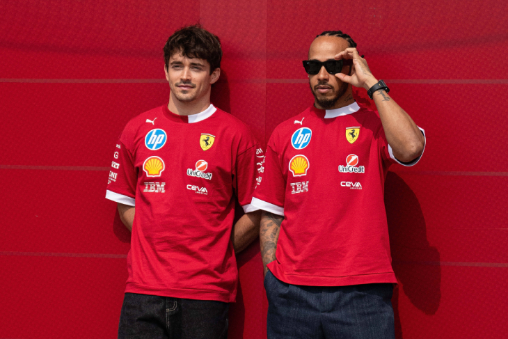 Шарль Леклер и Льюис Хэмилтон