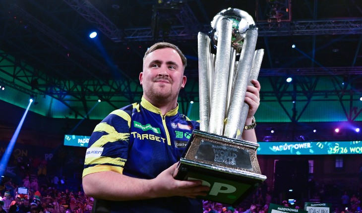 Люк Литтлер — действующий чемпион мира по дартсу