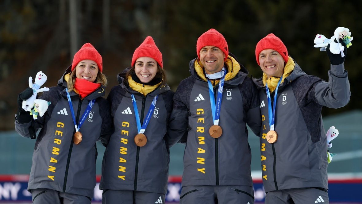 Сборная Германии с медалями