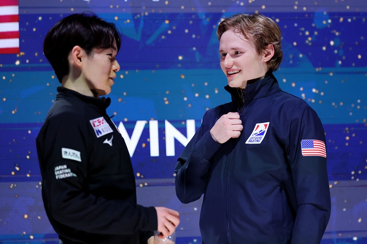 Юма Кагияма и Илья Малинин