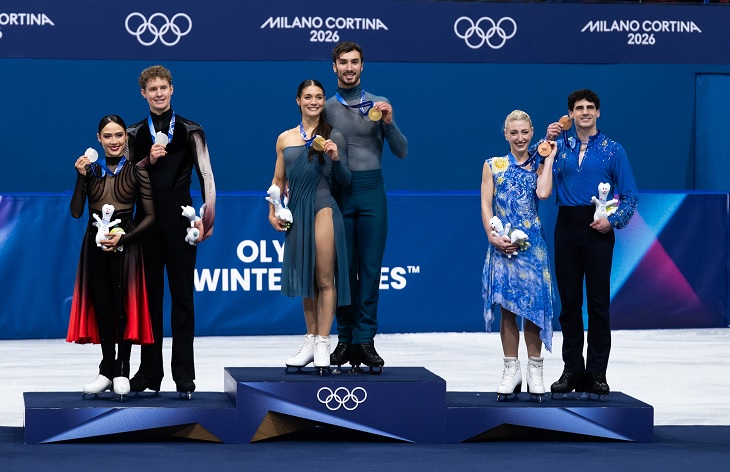 Пьедестал почёта в танцах на льду