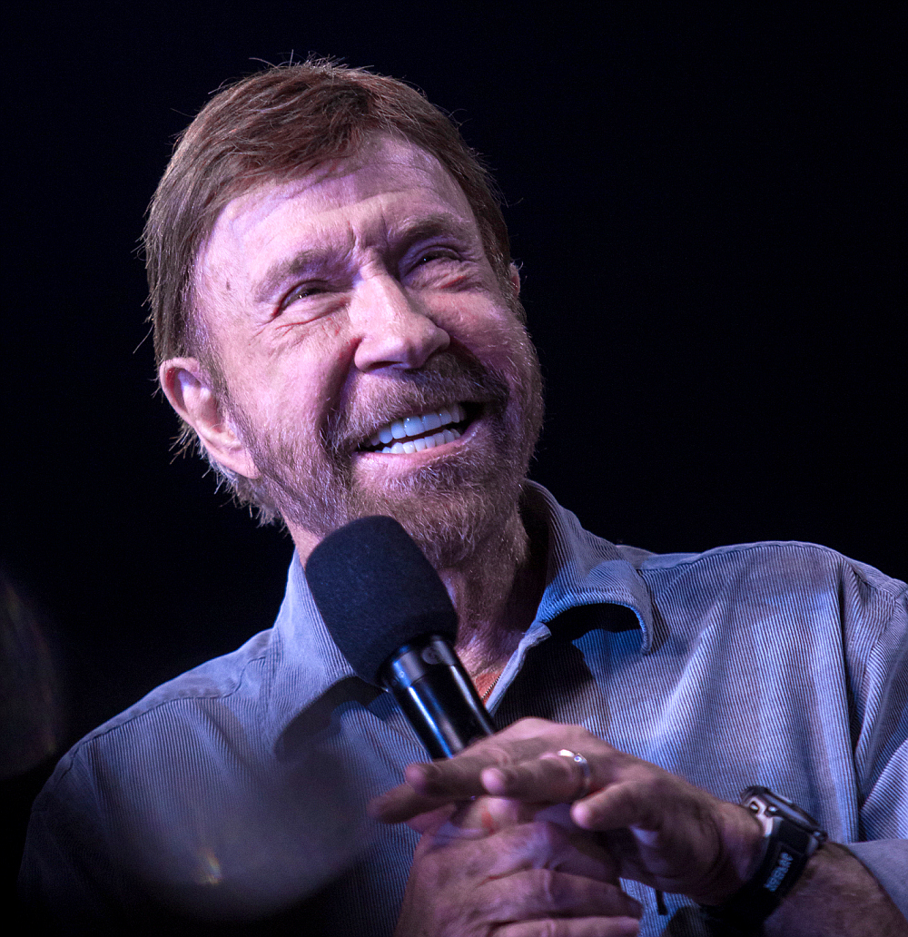 Чак Норрис в Будапеште, 2018 год