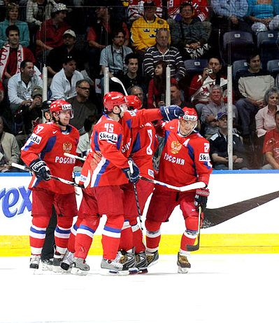 Сборная России выиграла чемпионат мира по хоккею (26 фото)