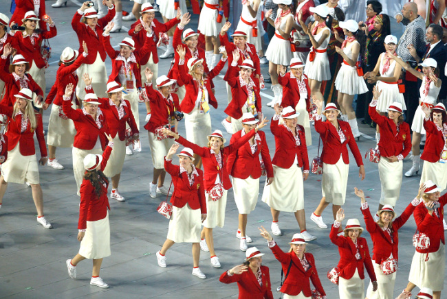 Россия на церемонии открытия Игр