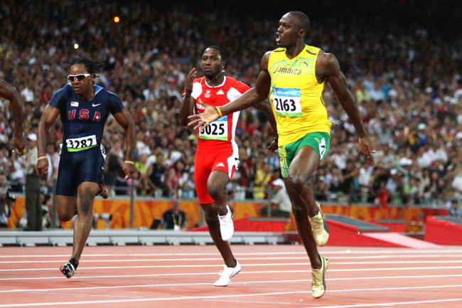 Рекордный забег Болта на 100м