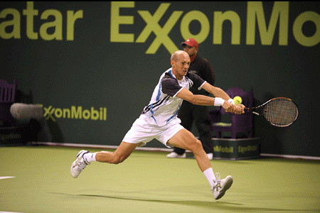 Давыденко vs Надаль в Дохе (8 фото)