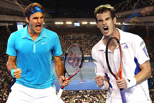 Федерер vs Мюррей. Финал АО-2010 (35 фото)