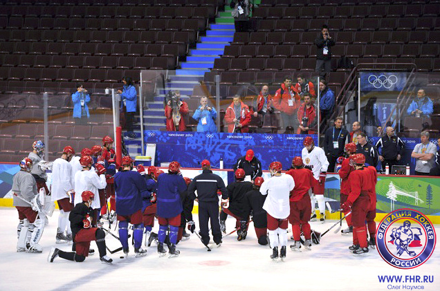 Тренировка сборной России по хоккею (38 фото)
