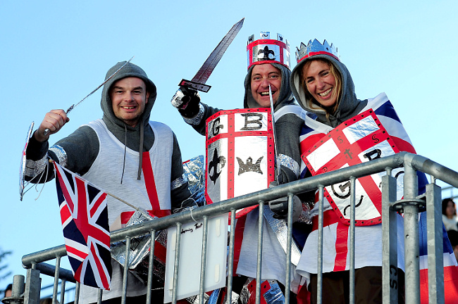 Первое золото Британии принес скелетон (30 фото)
