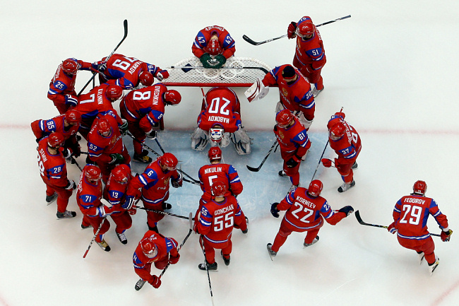 Олимпийский хоккей. Россия — Чехия (45 фото)