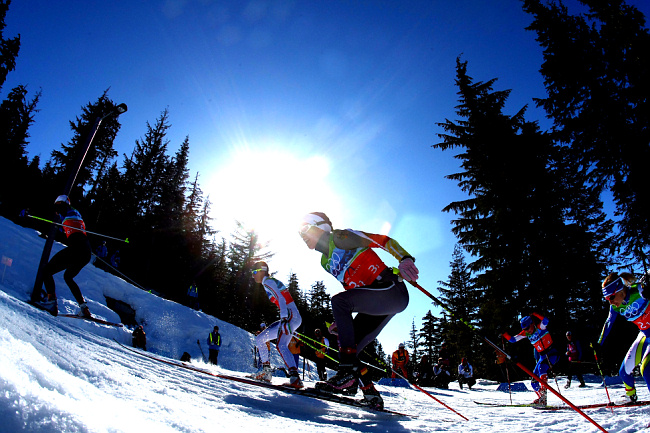 Бронза россиянок в командном спринте (22 фото)