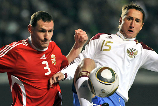 Последний матч Хиддинка. Венгрия — Россия (14 фото)