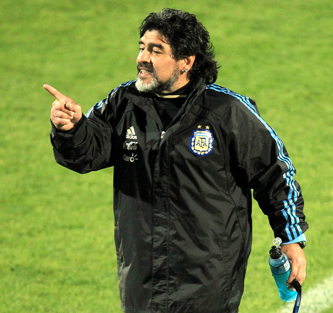 Диего Марадона на ЧМ-2010