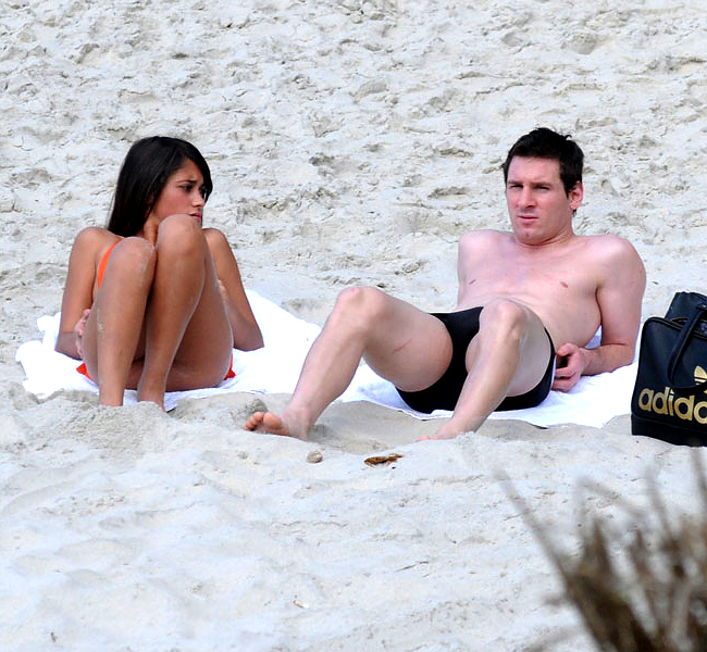 Лионель Месси на отдыхе в Рио