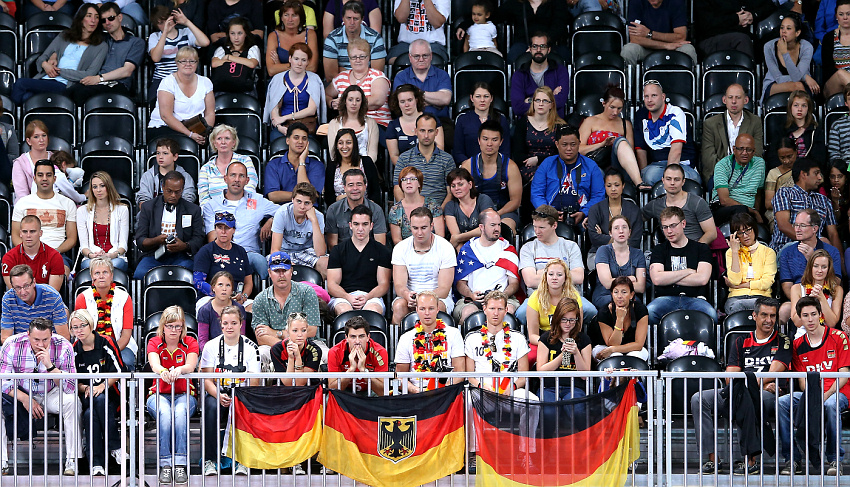 Победа воллйболистов из России над Германией