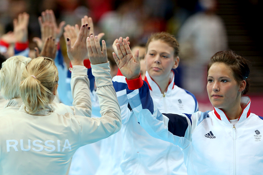 Женский гандбол: Россия - Великобритания 37:16