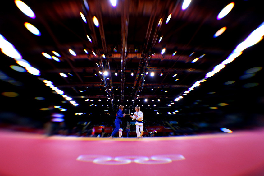 Розыгрыш медалей у дзюдоисток до 57 кг