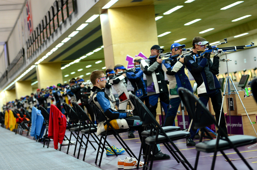 Финал в стрельбе из винтовки у мужчин