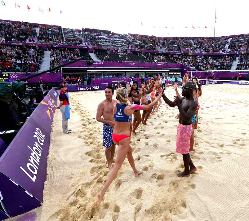 Победа российских пляжниц над Канадой
