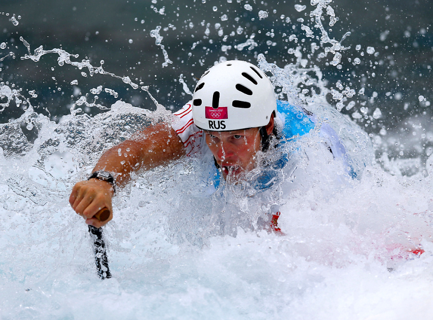 Мужской финал слалома на каноэ-одиночке