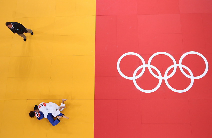 Борьба за медали у дзюдоисток до 70 кг