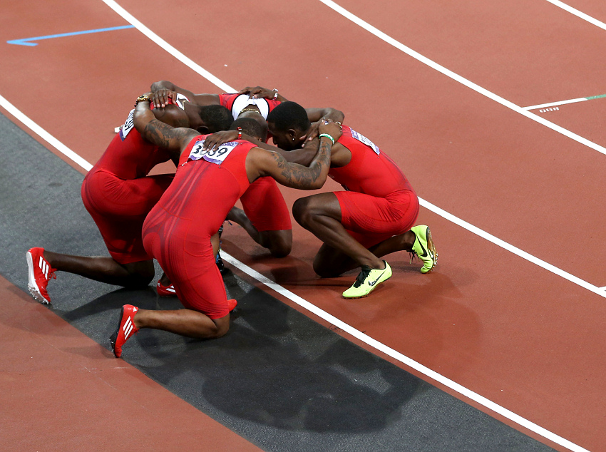 Мировой рекорд ямайских эстафетчиков