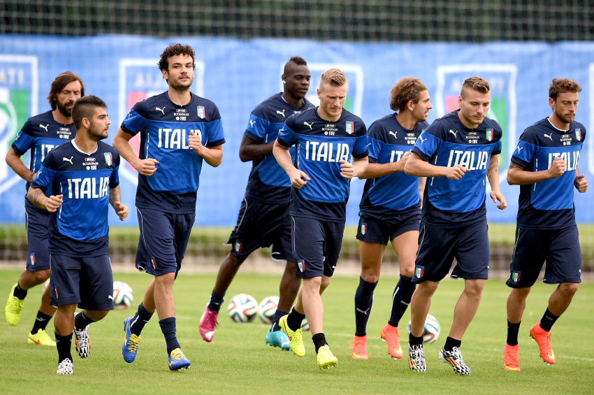 Тренировки сборной Италии в Рио-де-Жанейро