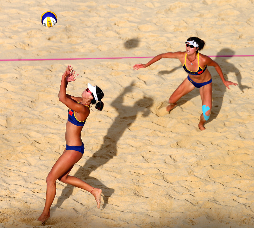 Лучшие фото пляжников в девятый день Игр