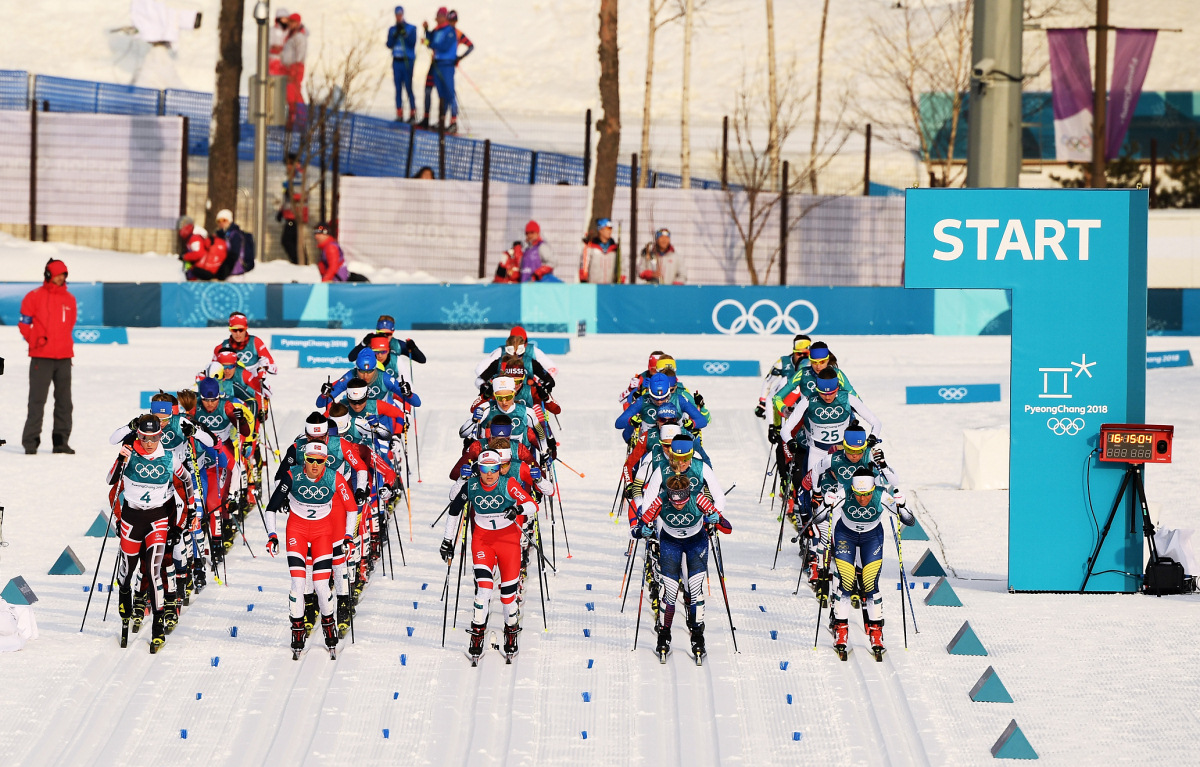 Победа Шарлотт Каллы в скиатлоне на 15 км