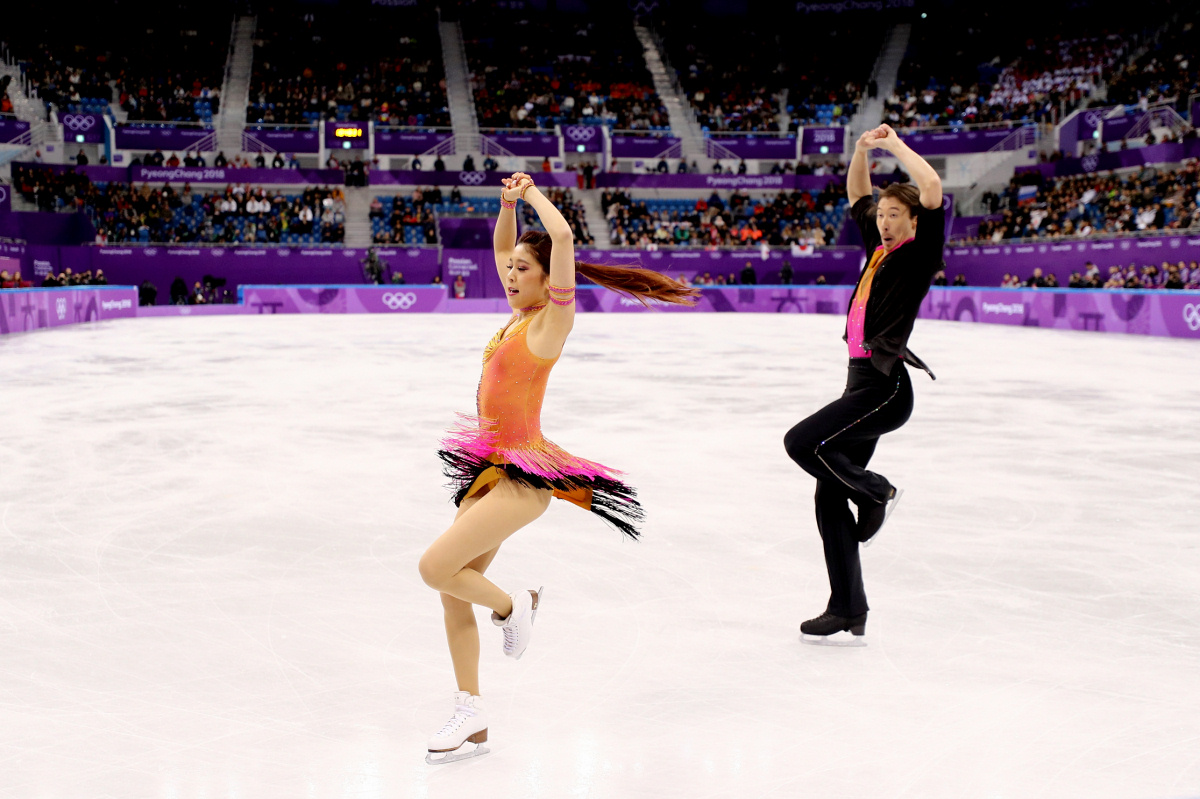 Танцевальные пары в командном турнире фигуристов