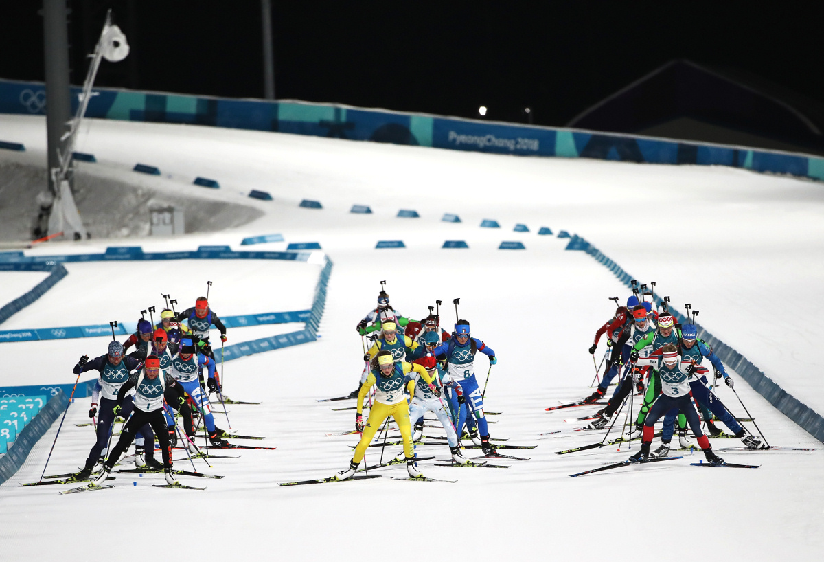 Золото Кузьминой в биатлонном масс-старте