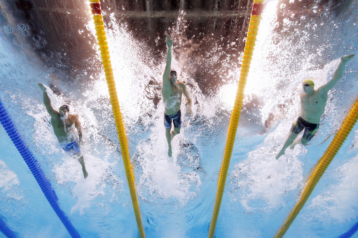 Мужской фристайл на 400 м - золото австралийца Хортона