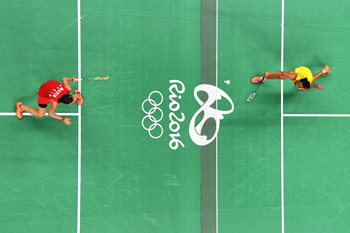 Победа испанки Каролины Марин в бадминтоне