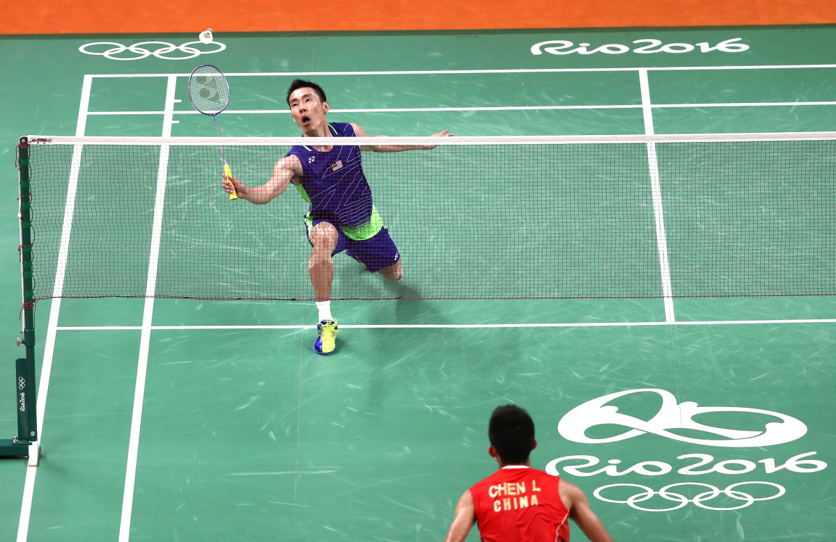 Победа бадминтониста Лун Чэня из Китая