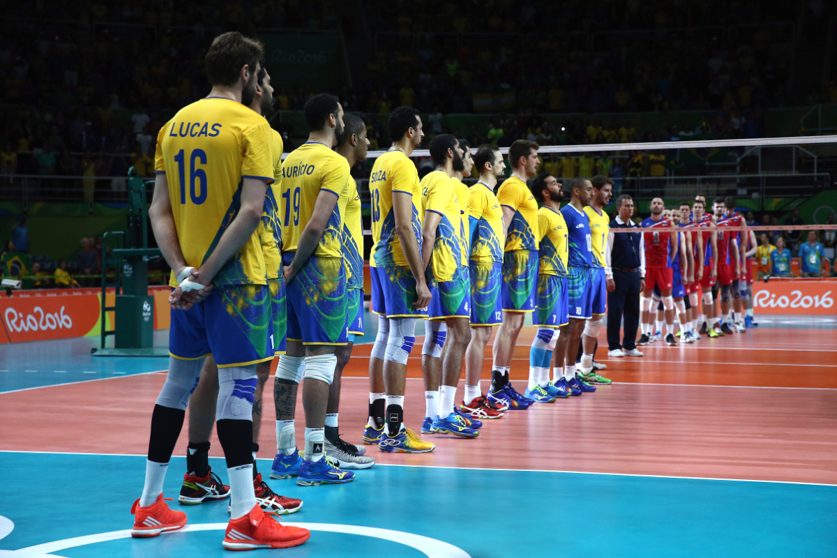 Олимпийский волейбол. Полуфинал. Россия — Бразилия 0:3