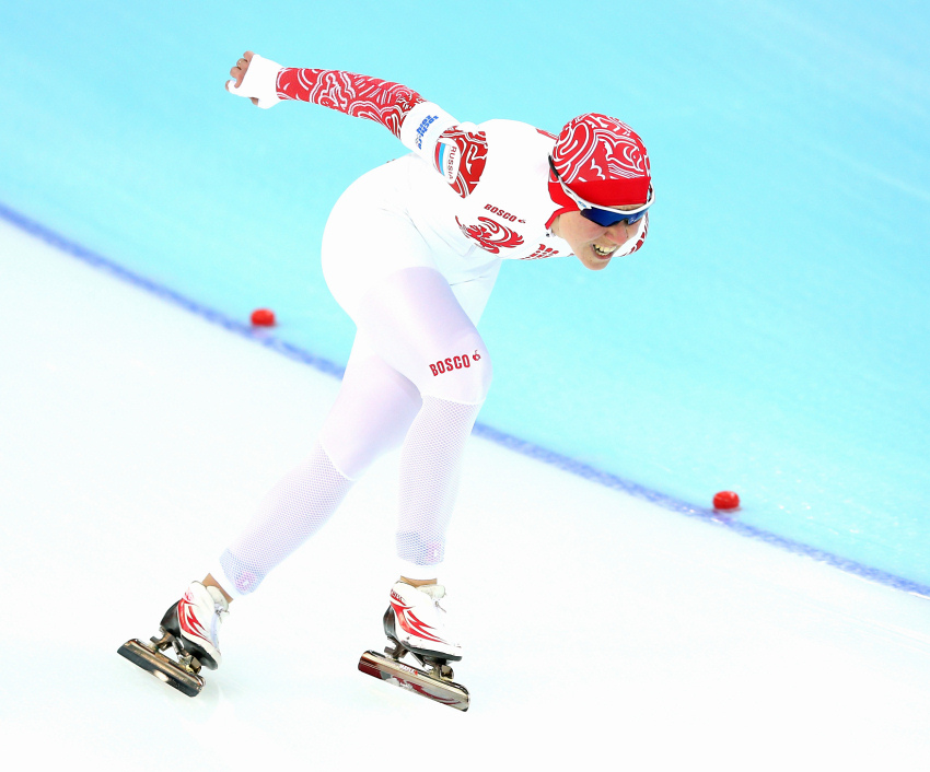 Первая медаль России. Ольга Граф, коньки, 3000 метров