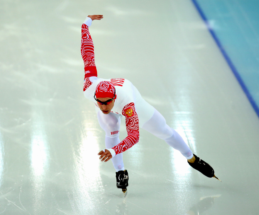 Голландский подиум в спринте конькобежцев