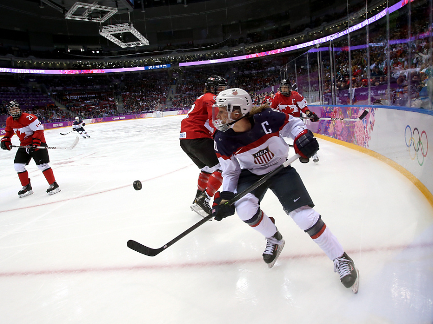 Канада — США 3:2. Финал женского хоккея