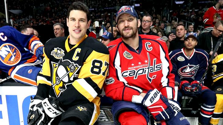 Сидни Кросби и Александр Овечкин