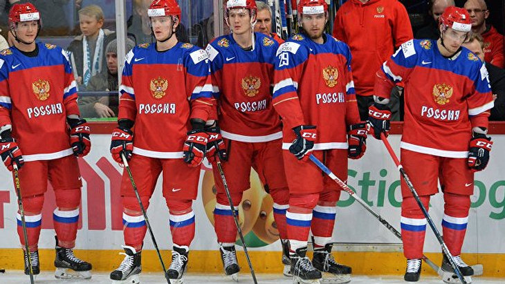 Хоккеисты сборной России