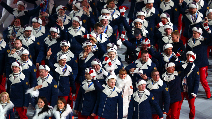 Российские спортсмены