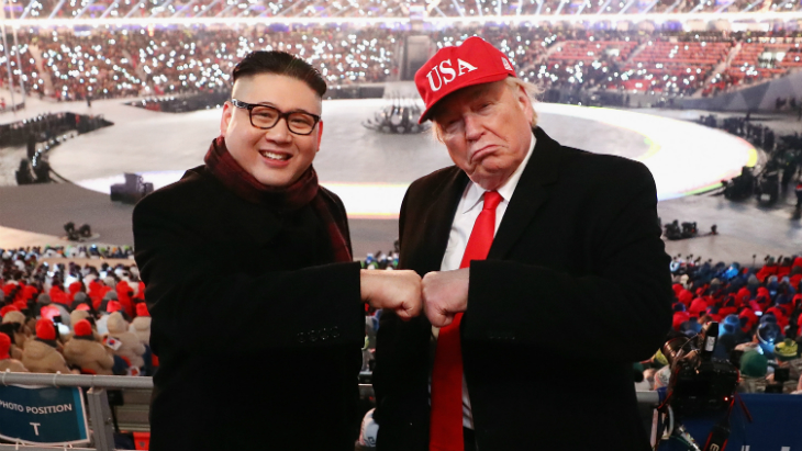 Ким Чен Ын и Дональд Трамп