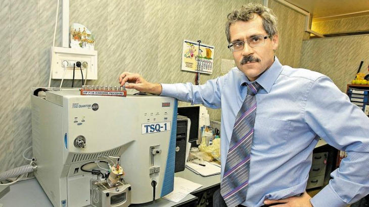 Родченков во время работы в Московской антидопинговой лаборатории