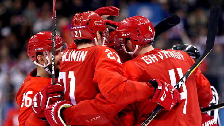 Сборная России забила 8 шайб Словении