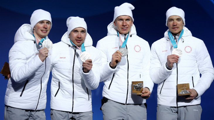 Российские лыжники