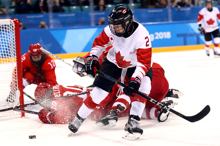 Хоккей. Женщины. Канада — Россия 5:0